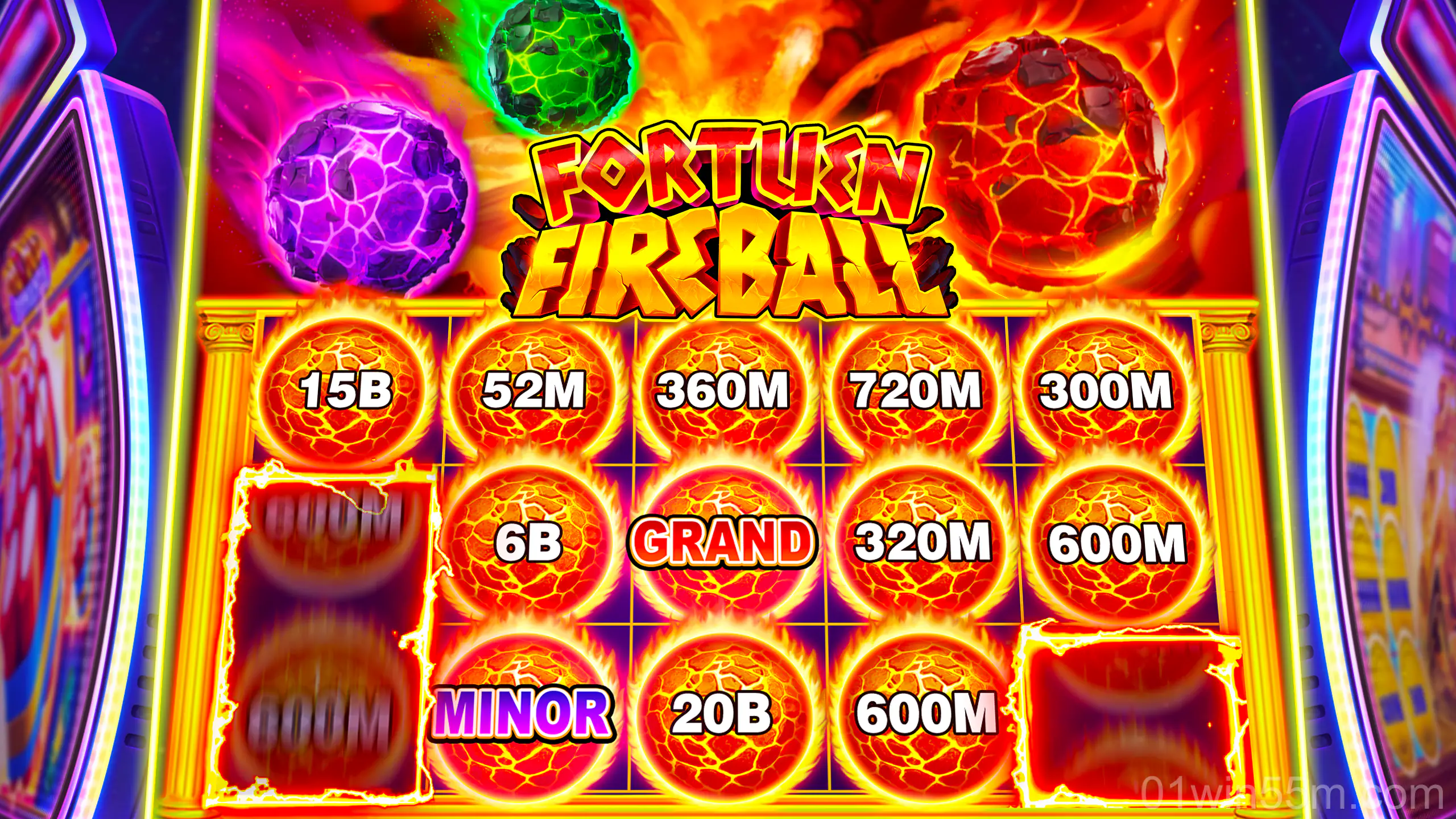 Giao diện trang chủ 01win55 m mượt mà